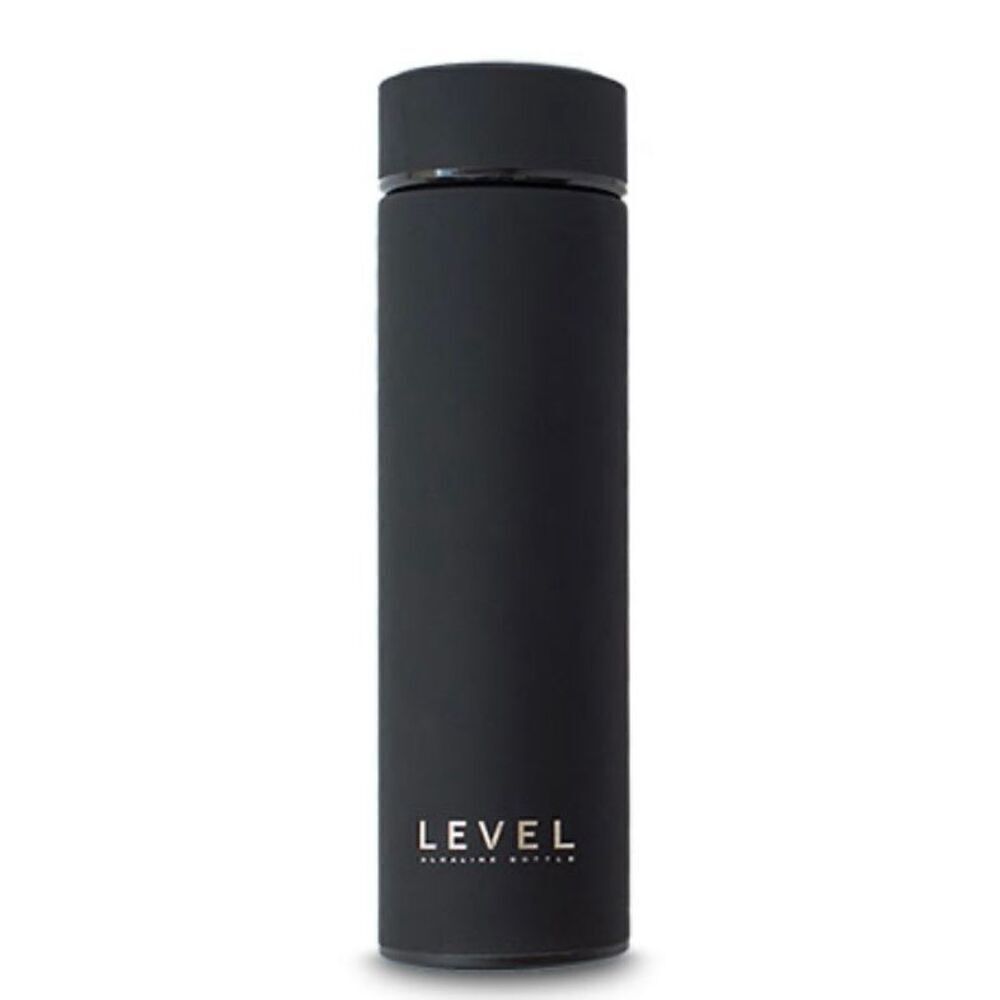 Level alkaline stainless steel water bottle 16oz new in box